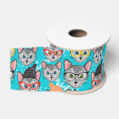 Katze im Hut Ripsband (Spule)