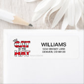 Katze im Hut | Roter und weißer Streifen (Insitu)