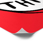 Katze im Hut | Sache 1 Sache 2 - Freundschaft Poster (Ecke)