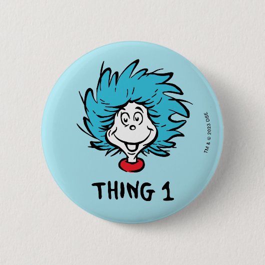 Katze im Hut | Sache 1 Sache 2 - Sache 1 Button (Vorderseite)