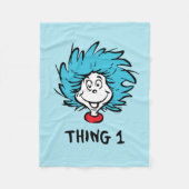 Katze im Hut | Sache eins Fleecedecke (Vorderseite)