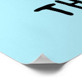 Katze im Hut | Sache eins Poster (Ecke)