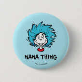 Katze im Hut | Sache eins zwei - Nana Sache Button (Vorderseite)