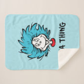 Katze im Hut | Sache eins zwei - Nana Sache Sherpadecke (Vorderseite (Horizontal))