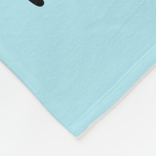 Katze im Hut | Sache eins zwei - Papa Sache Fleecedecke (Ecke)