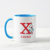 Katze im Hut, Sache mit einem Namen und Monogramm  Tasse (Links)