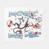 Katze im Hut | Schauen Sie mich an Fleecedecke (Vorderseite (Horizontal))