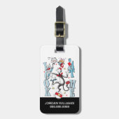 Katze im Hut | Schauen Sie mich an Gepäckanhänger (Vorderseite vertikal)