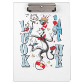 Katze im Hut | Schauen Sie mich an Klemmbrett (Vorderseite)