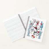 Katze im Hut | Schauen Sie mich an Notizblock (Innenseite)