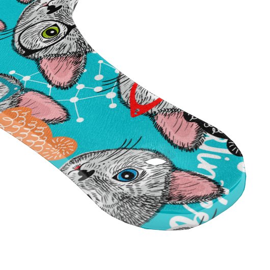 Katze im Hut Schneidebrett (Ecke)