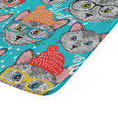 Katze im Hut Schneidebrett (Ecke)