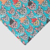 Katze im Hut Seidenpapier (Ausschnitt)