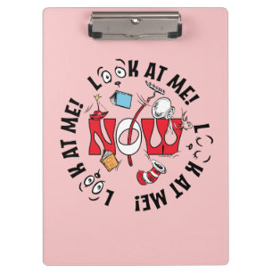 Katze im Hut   Sieh mich an! Sieh mich an! Klemmbrett