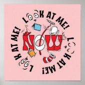 Katze im Hut | Sieh mich an! Sieh mich an! Poster (Vorne)