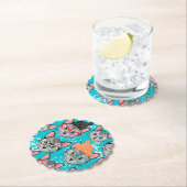 Katze im Hut Untersetzer (Vor Ort)