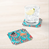 Katze im Hut Untersetzer (Vor Ort)