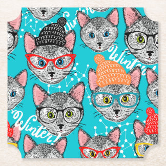 Katze im Hut Untersetzer