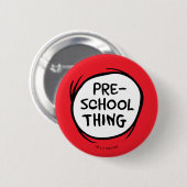 Katze im Hut | Vorschulzeit Button (Vorne & Hinten)