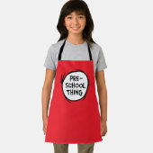 Katze im Hut | Vorschulzeit Schürze (Insitu)