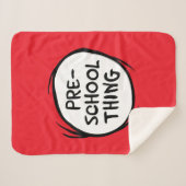 Katze im Hut | Vorschulzeit Sherpadecke (Vorderseite (Horizontal))