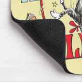 Katze im Hut | Wir sahen alle Dinge fallen Mousepad (Ecke)