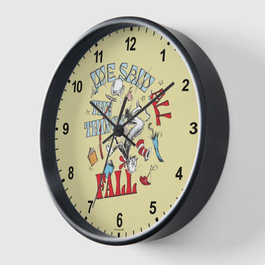 Katze im Hut | Wir sahen alle Dinge fallen Uhr (Winkel)