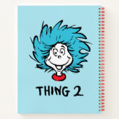 Katze im Hut | Zwei Dinge Notizblock (Rückseite)