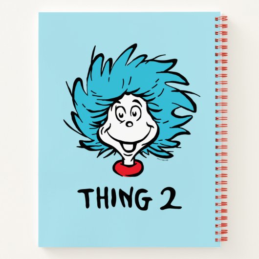 Katze im Hut | Zwei Dinge Notizblock (Rückseite)