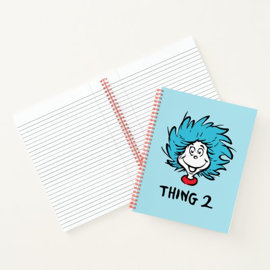 Katze im Hut | Zwei Dinge Notizblock (Innenseite)