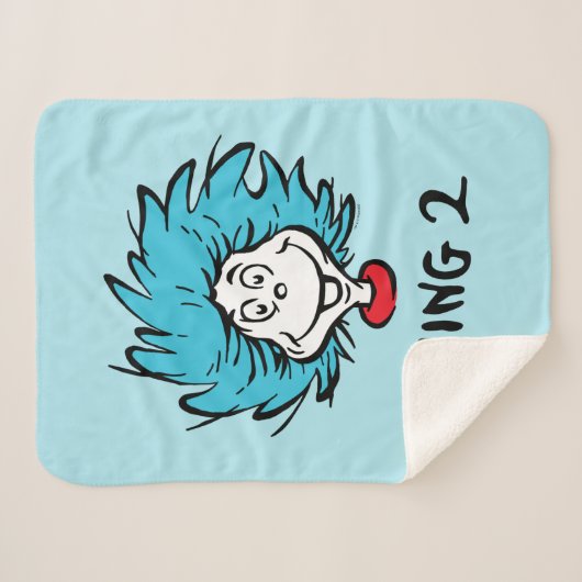 Katze im Hut | Zwei Dinge Sherpadecke (Vorderseite (Horizontal))