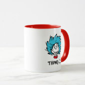 Katze im Hut | Zwei Dinge Tasse (VorderseiteRechts)