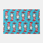 Katze im Hutmuster Fußmatte (Vorderseite)