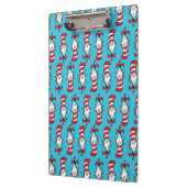 Katze im Hutmuster Klemmbrett (Links)