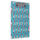 Katze im Hutmuster Klemmbrett (Rechts)