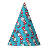 Katze im Hutmuster Partyhütchen (Links)