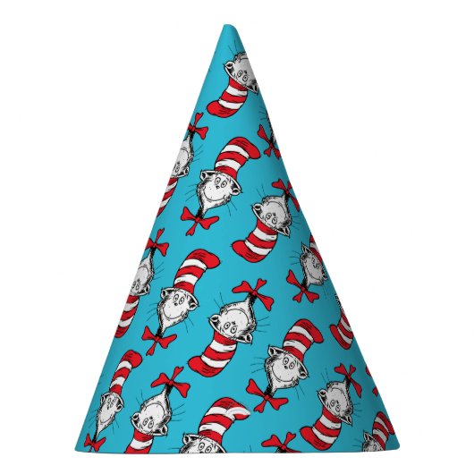 Katze im Hutmuster Partyhütchen (Rechts)