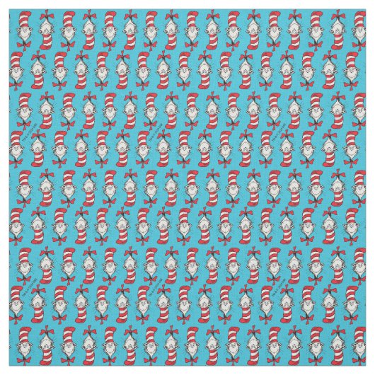 Katze im Hutmuster Stoff (Muster)