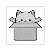 Katze im Karton Permastempel (Design)
