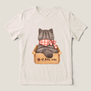 Katze-im-Karton-T-Shirt Tri-Blend Shirt