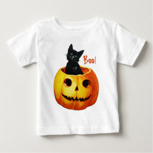 Katze im Kürbis Halloween Baby-Shirt Baby T-shirt