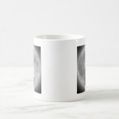 Katze im Mond Kaffeetasse (Mittel)