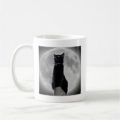 Katze im Mond Kaffeetasse (Links)