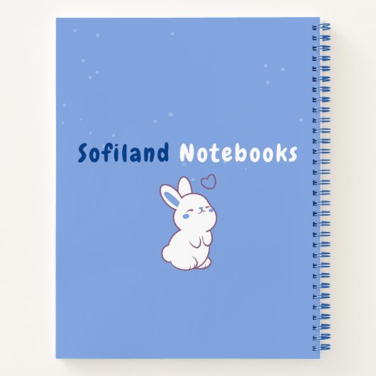 Katze im Mondjournal 💜 💙 😺 Notizblock (Rückseite)