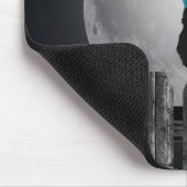 Katze im Mondlicht Mousepad (Ecke)