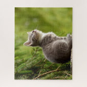Katze im Naturpuzzle Puzzle (Vertikal)