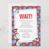 Katze im Party des Hat Book Guest Book Einladung (Vorderseite)