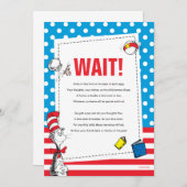 Katze im Party des Hat Book Guest Book Einladung (Vorne/Hinten)