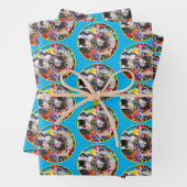 Katze im Party Geschenkpapier Set (Beispiel)