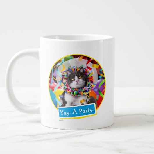 Katze im Party Jumbo-Tasse (Links)